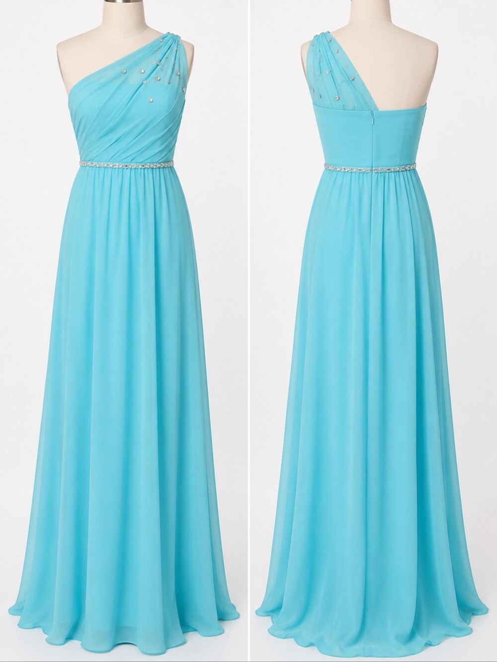 One shoulder Bridesmaids dress